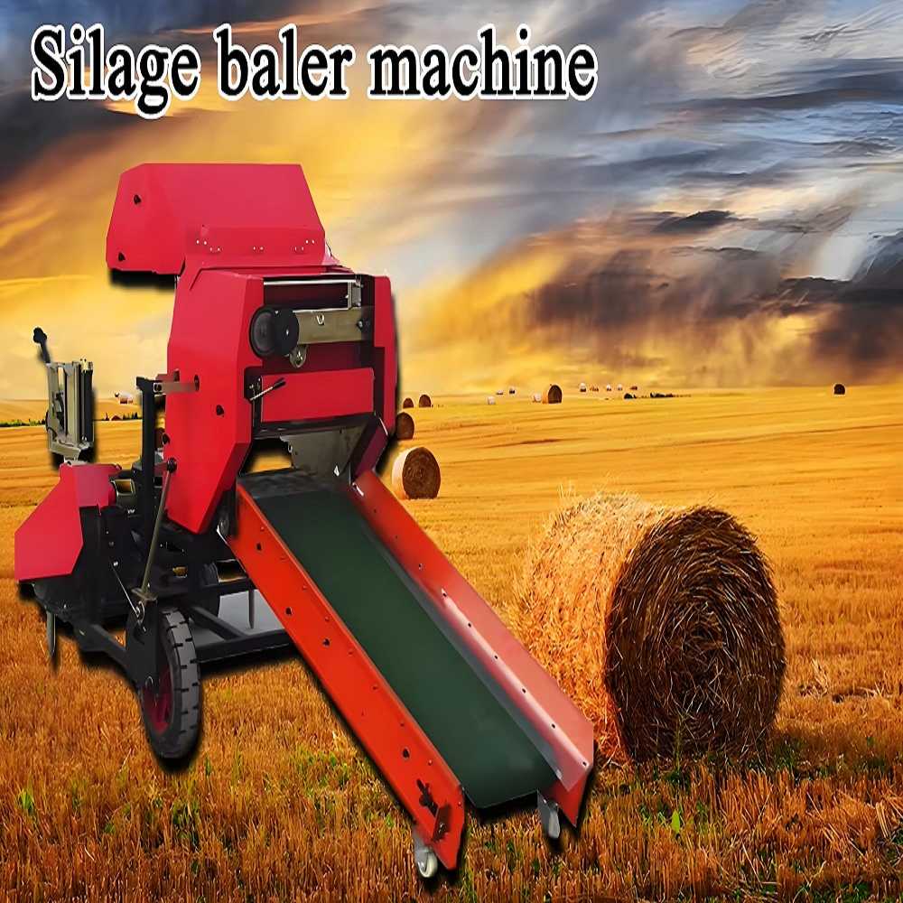 Mini Farm Corn Silage Packaging Machine Square Hay Packaging Machine Silage Hay Circular Packaging Machine