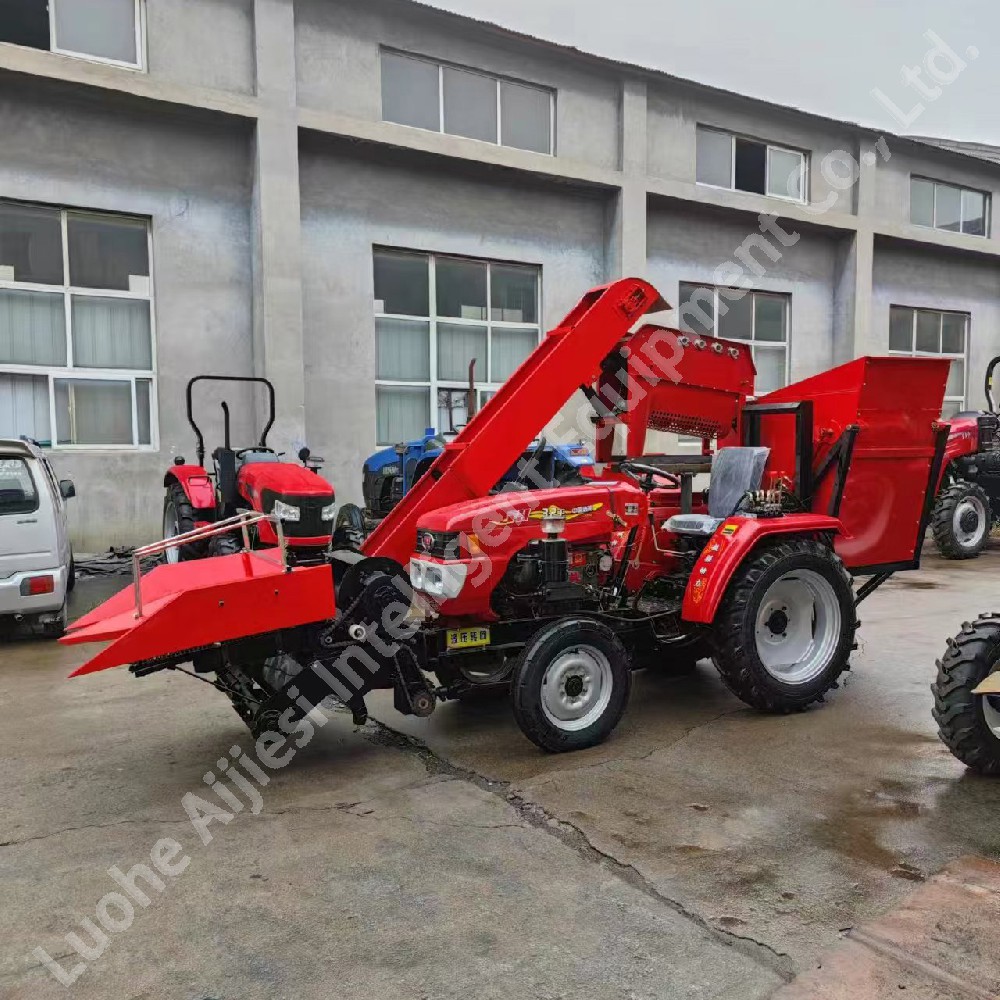 Harvester MachineAgriculture Combine Machine Tractor Pto Driven 2 Rows 3 Rows Maize on Sale Harvester Machine