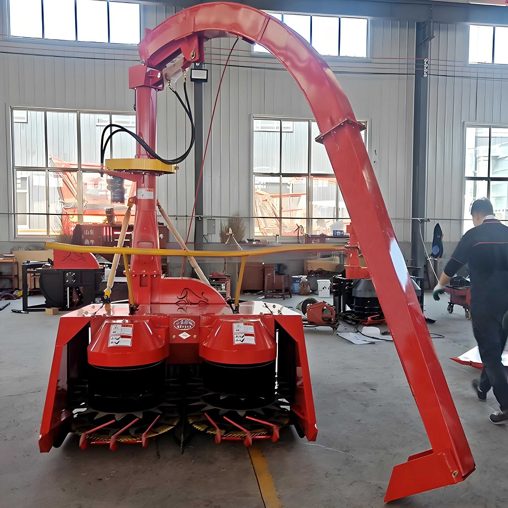 Small  Wheeled Disc Green Storage Machine, Corn Straw Silage Harvester, Livestock Feed Harvester